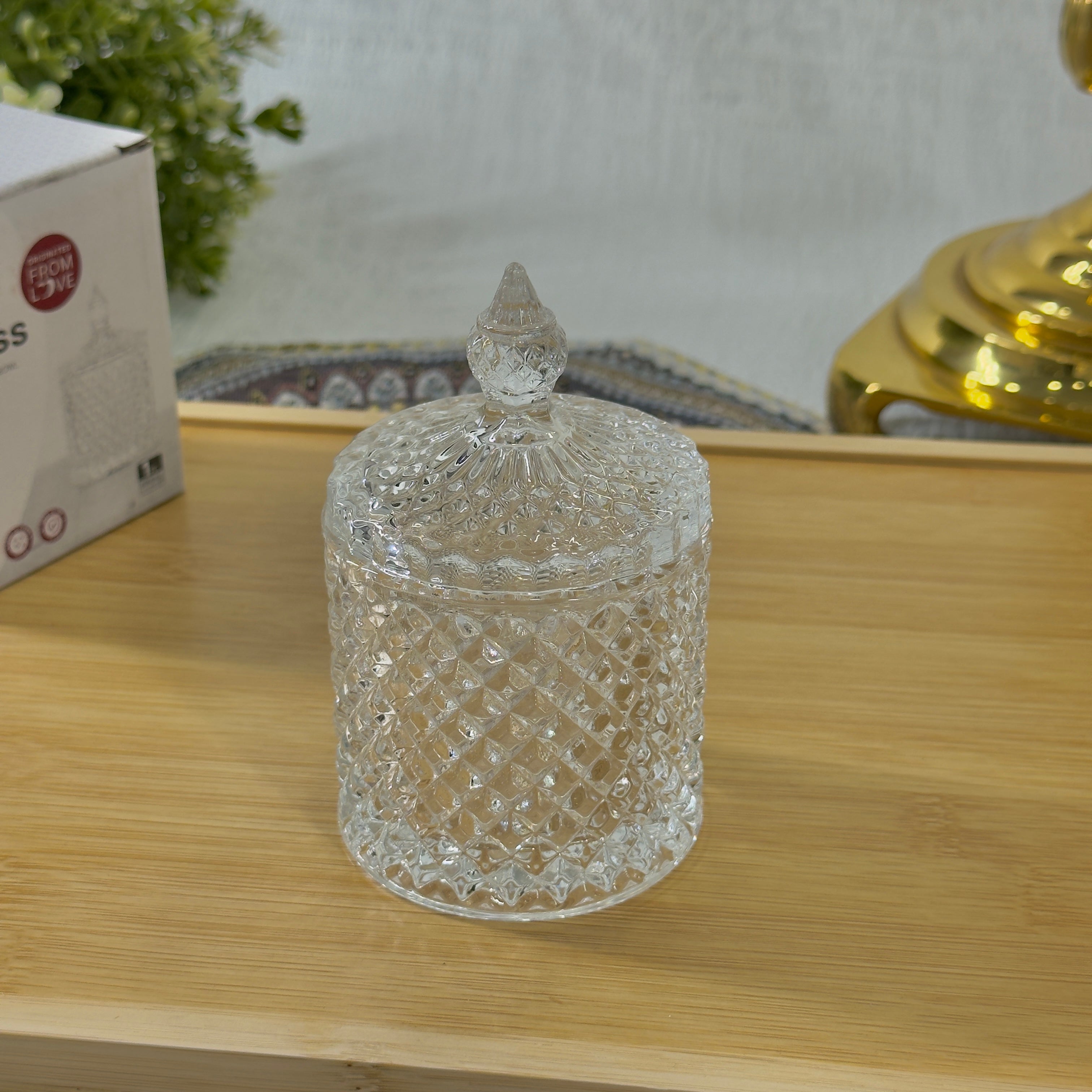 Glass Sugar Bowl