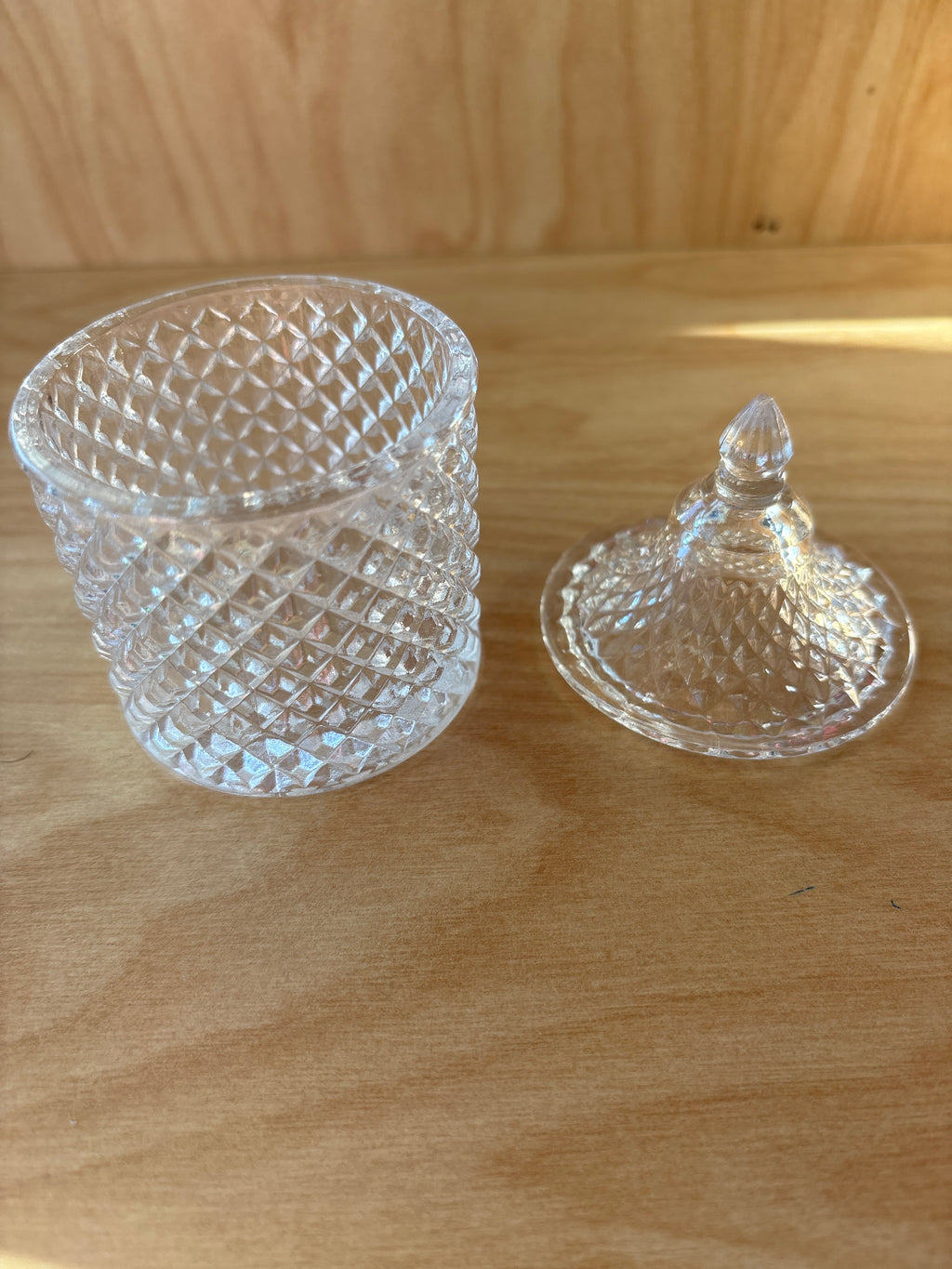 Glass bowl Sugar Bowl with Lid Party Favors Wedding Favors