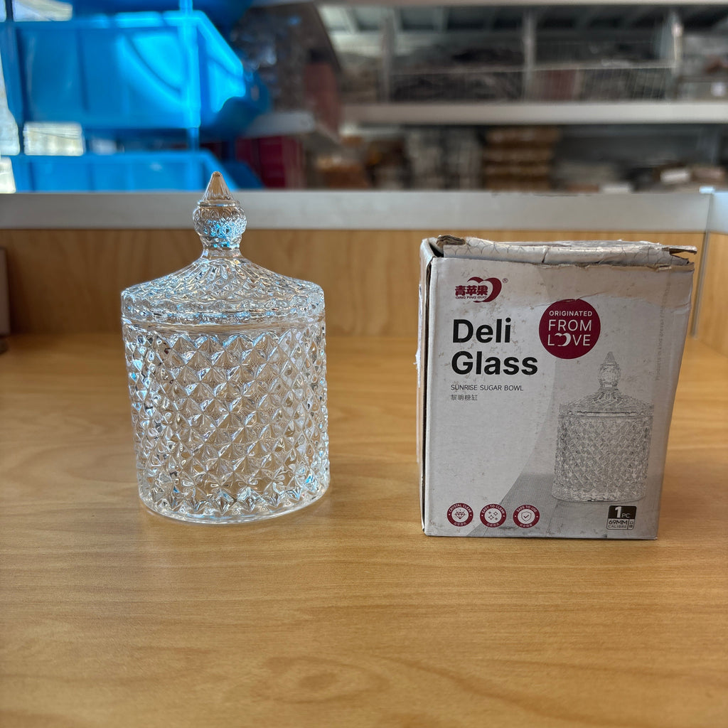 Crystal Glass Jar