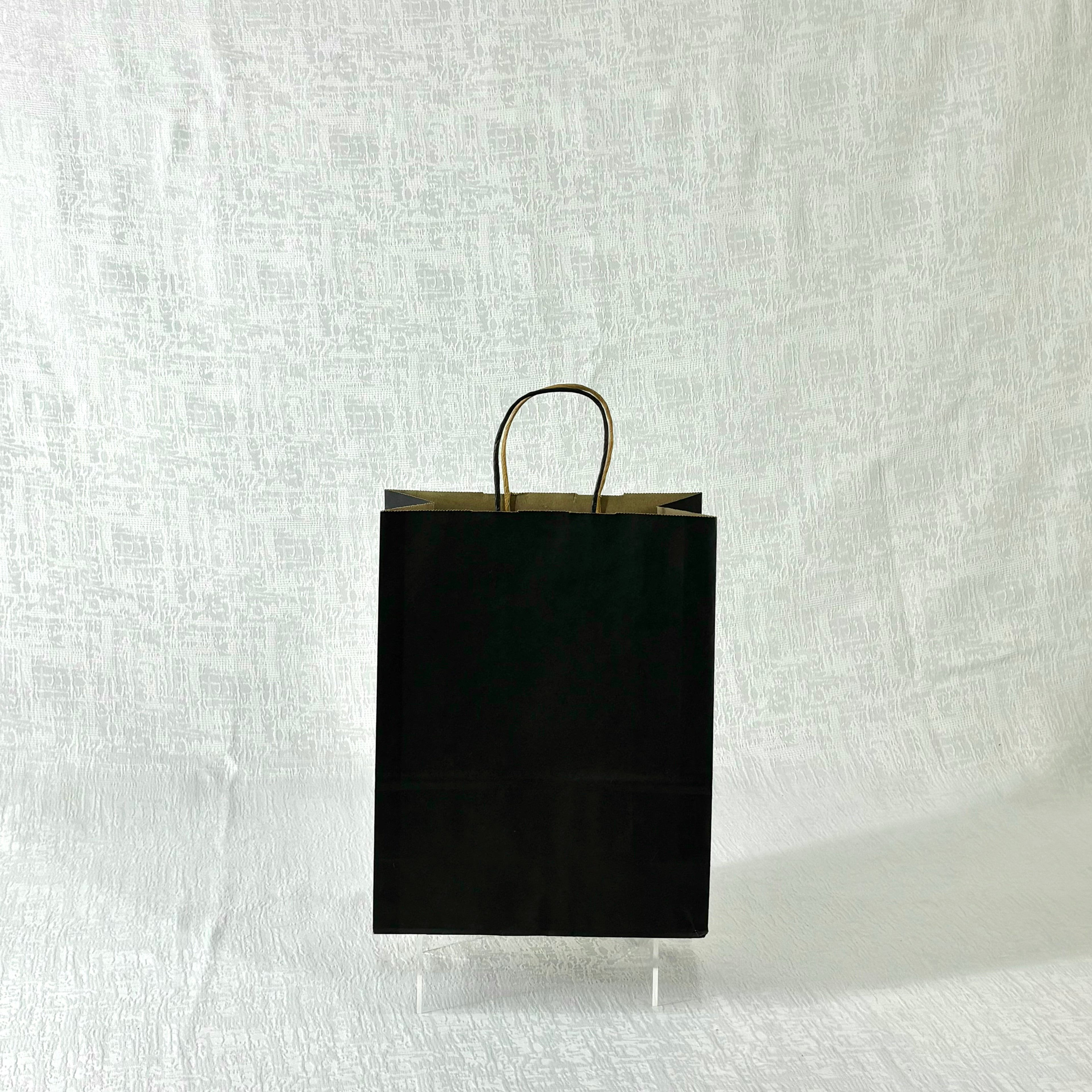 Kraft Paper Bag Paper Bag Black & Navy