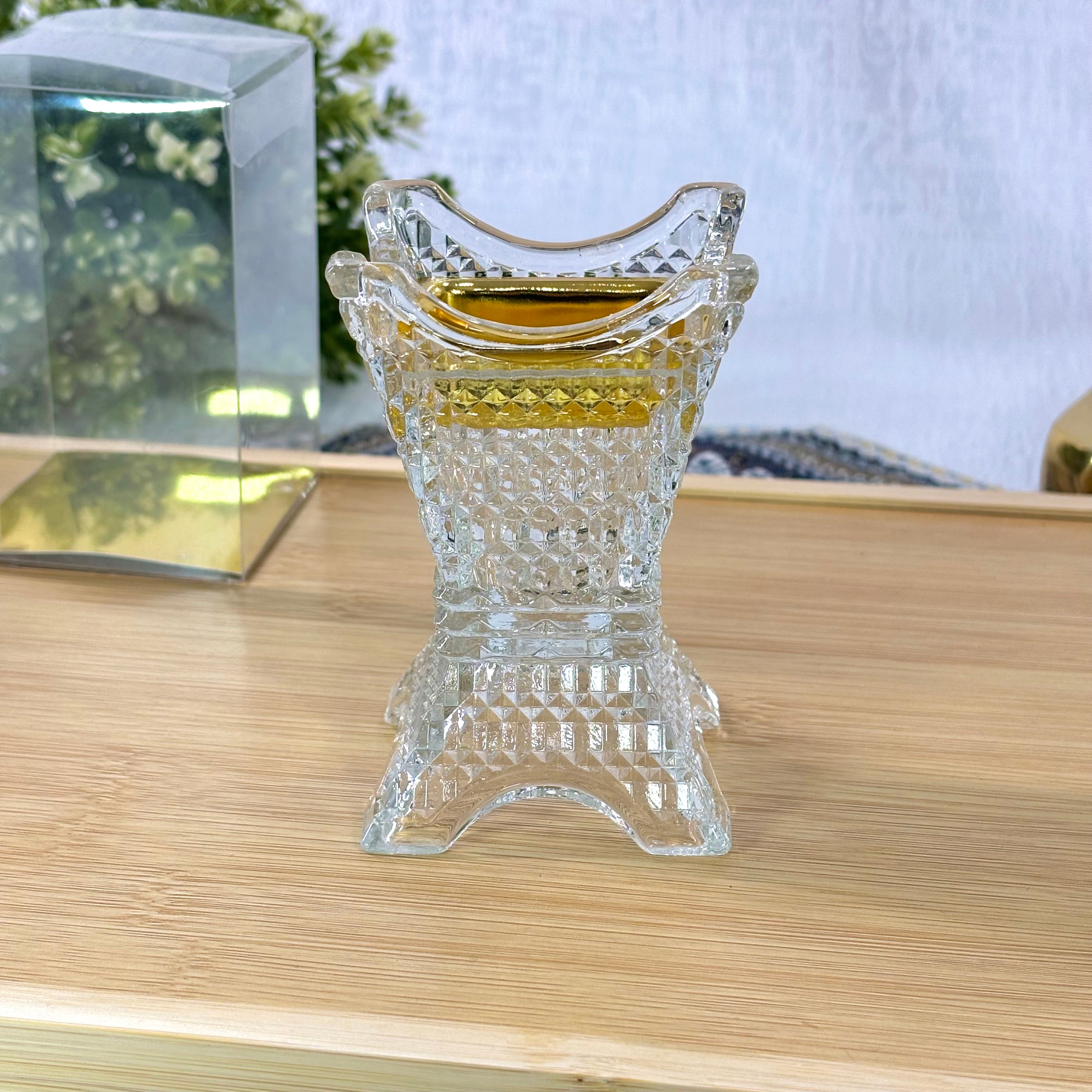 Brûleur d'encens en verre, cadeau de mariage