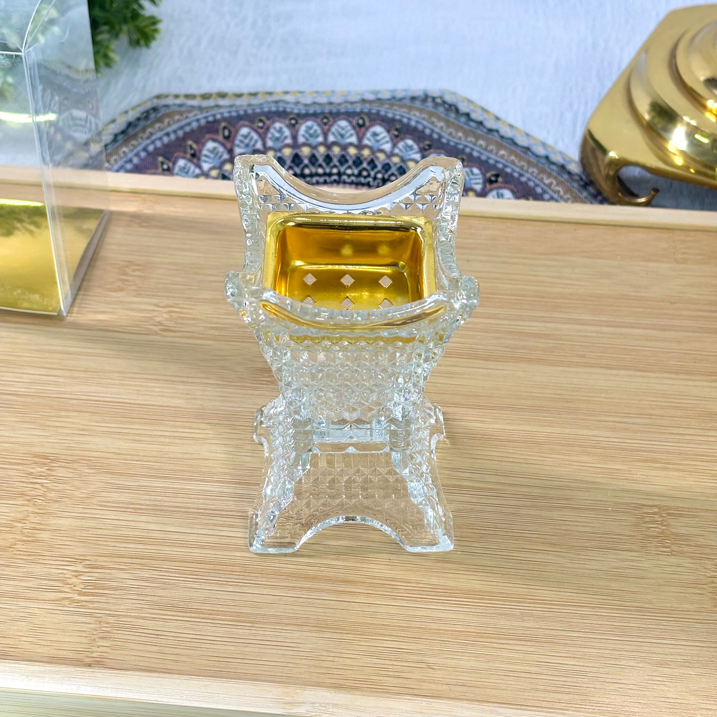 Brûleur d'encens en verre, cadeau de mariage