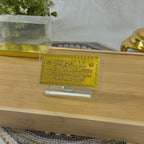Ayatul Kursi Crystal Rectangular Plaque