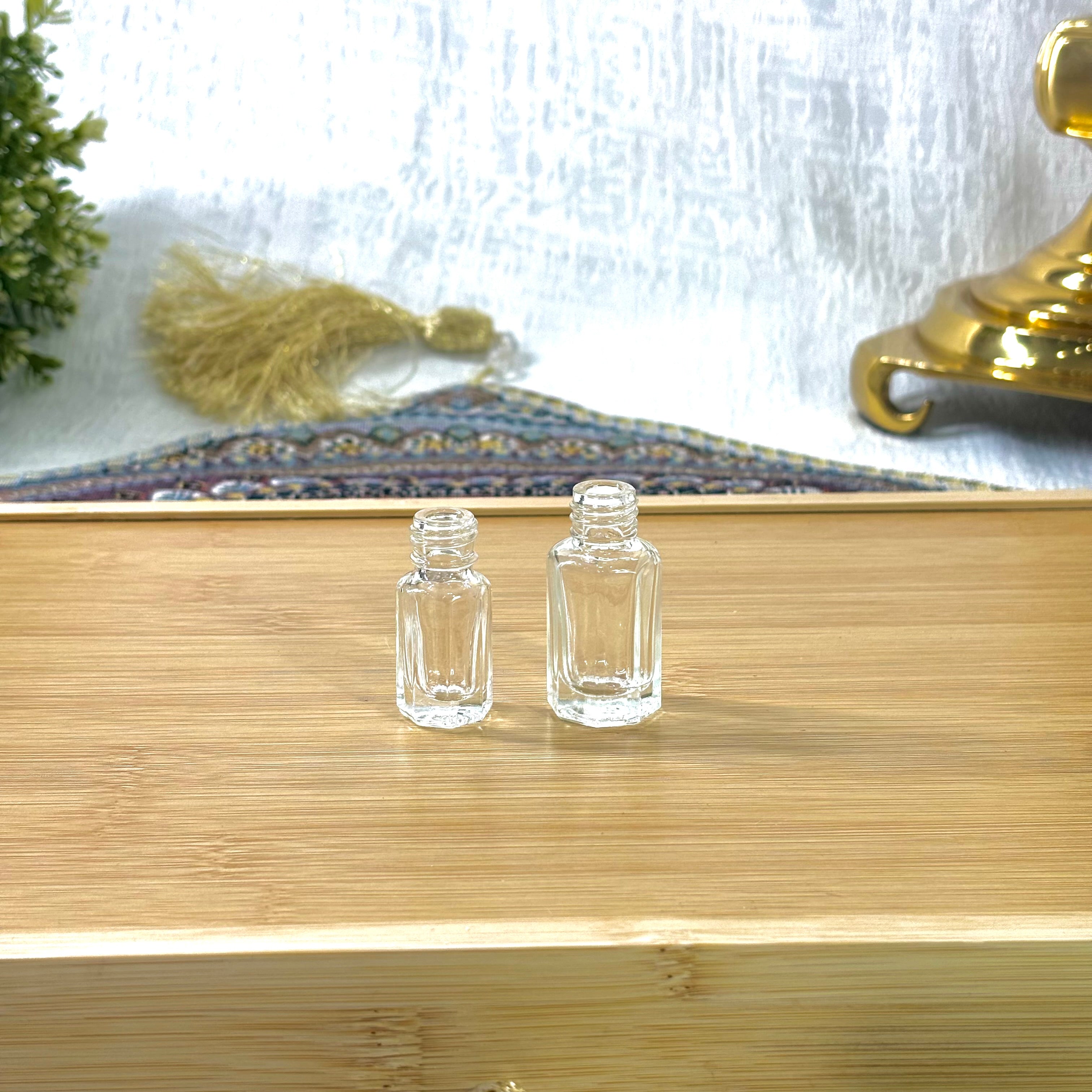 Gold and Glass Perfume Bottle