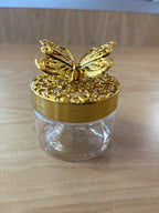 Candy Clear Box with Gold Lid & 3D butter Fly Party Favor Wedding Favors