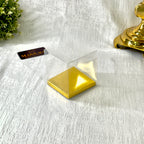 Clear Plastic PVC Box with Golden Base Party Favor Box