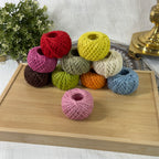 Multicolor Natural Jute Twine (25 yd)
