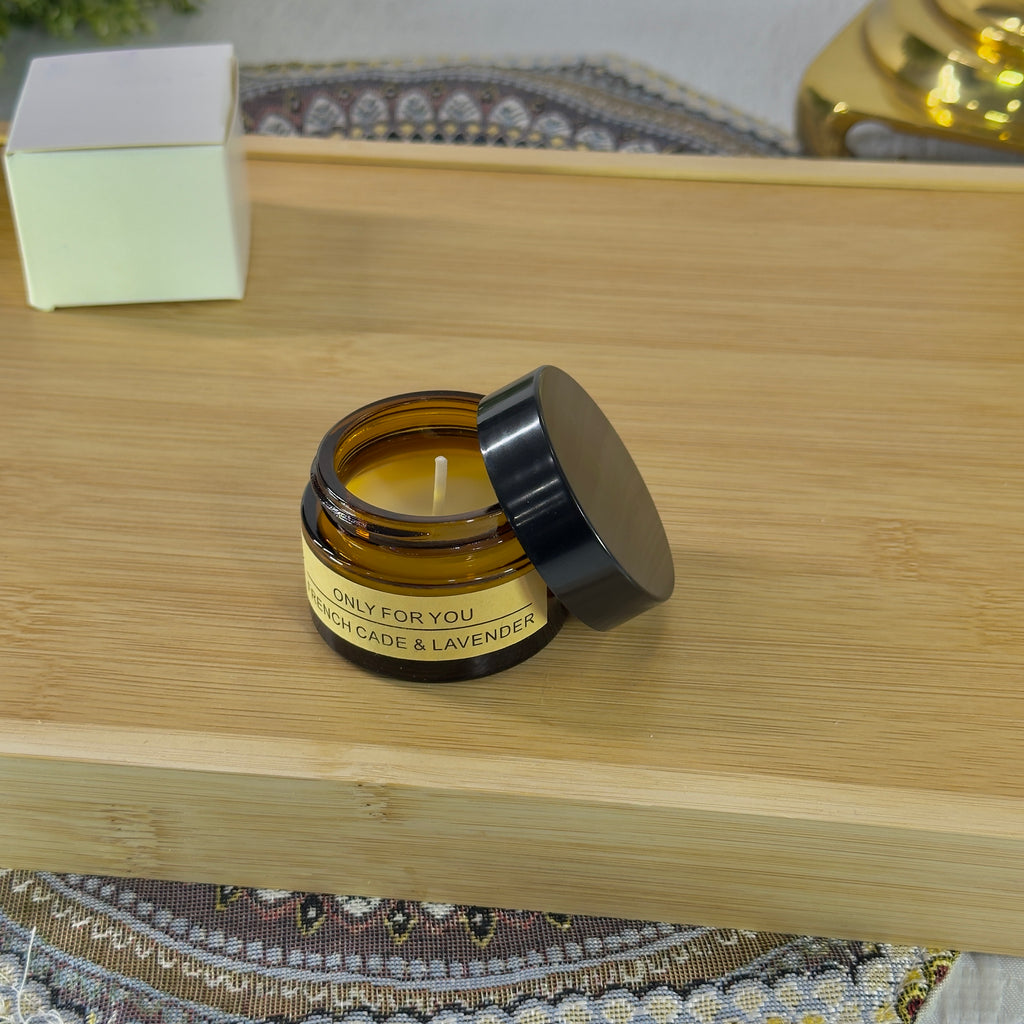 Small Glass Jar Scented Candle