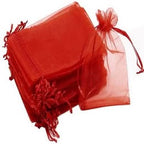 Organza Jewelry Packaging Bags Wedding Party Decoration Drawstring Bags Gift Pouches Organza Bags