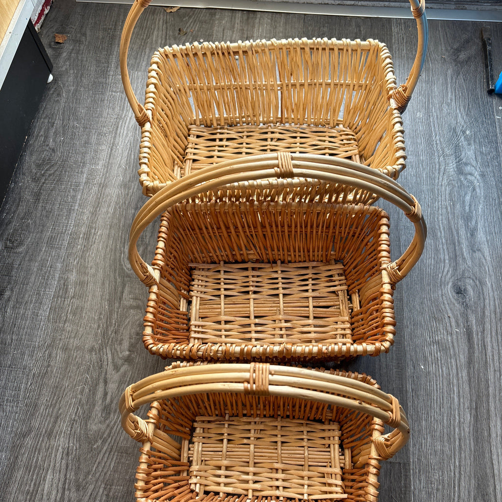 Baskets with handle Set of 3 Pcs A10062