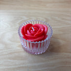 Candle Rose in Glass Jar Wedding Favors Party Favors