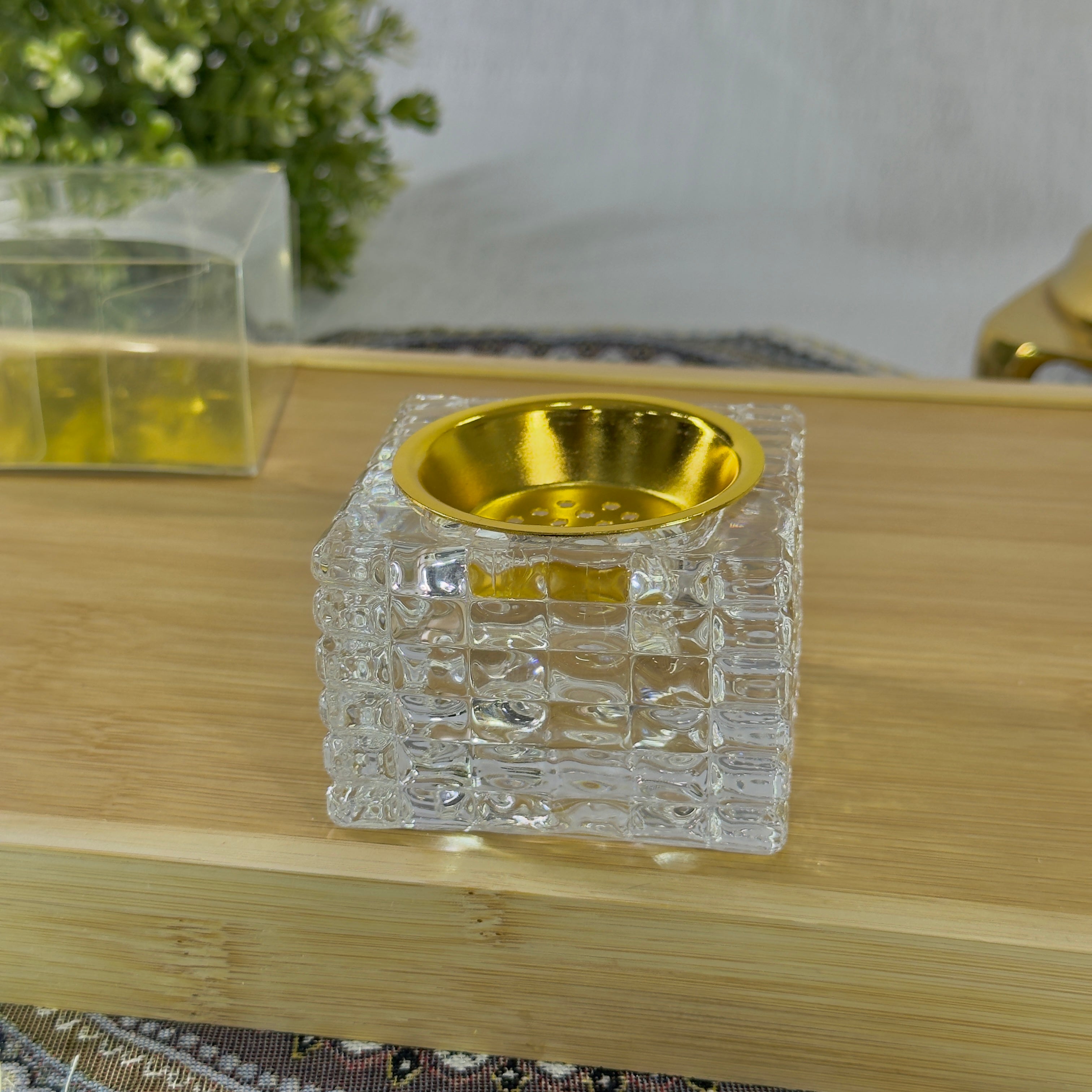 Brûleur d'encens en verre, cadeau de mariage