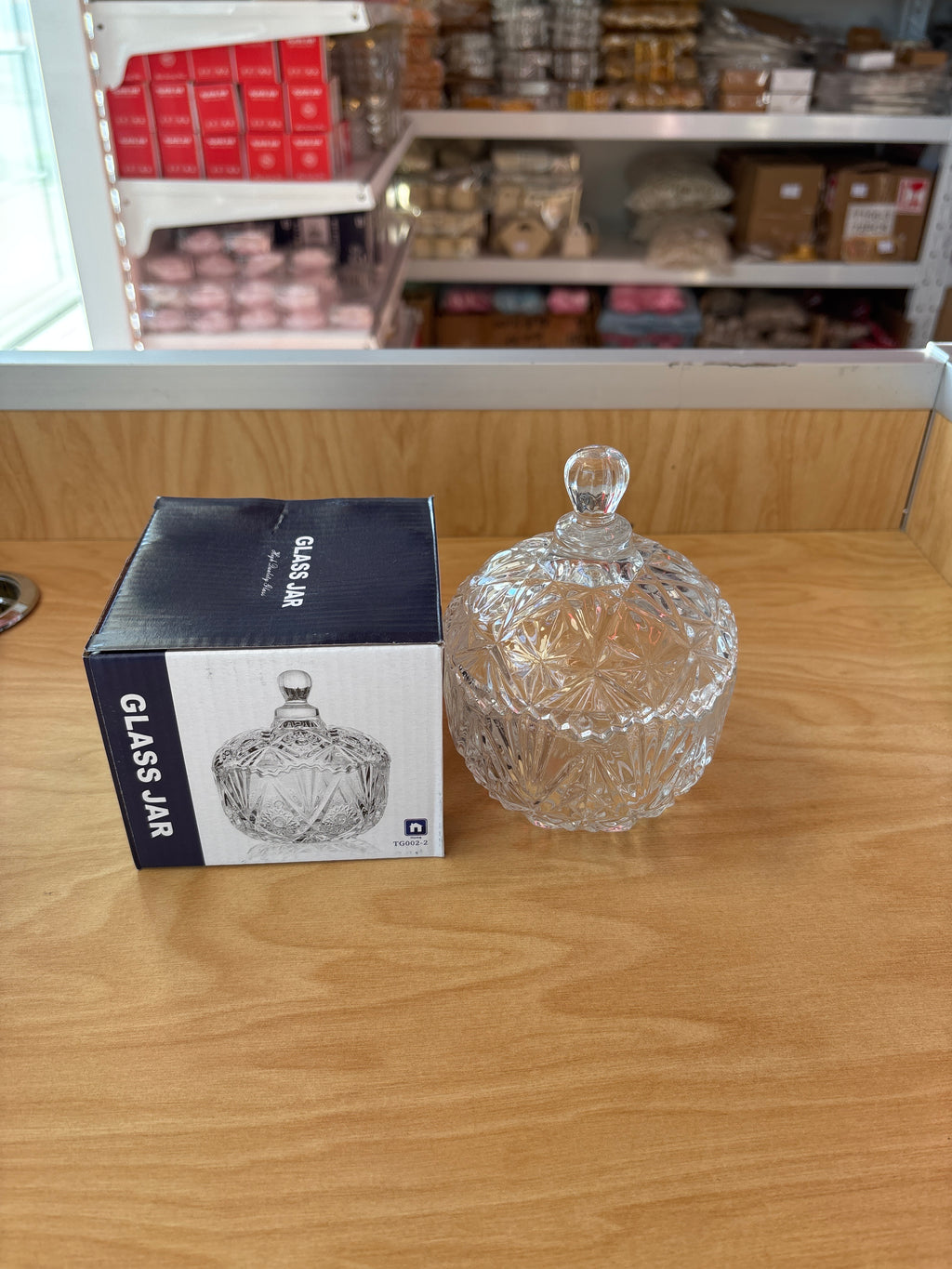 Glass Bowl Sugar Bowl With lid Wedding Favors Party Favors