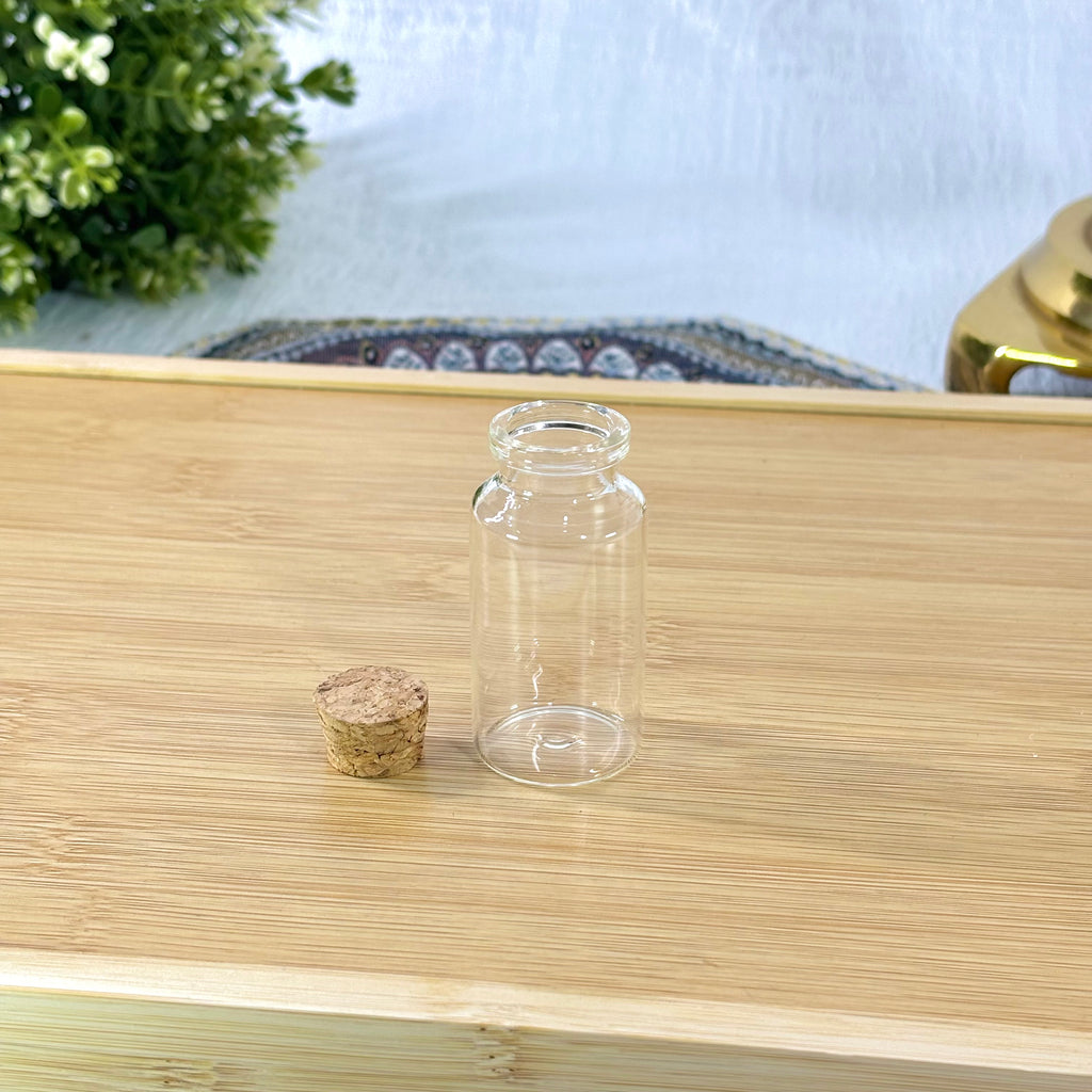 Glass Tubes with Cork Stopper, Wedding Favor  Party Favor