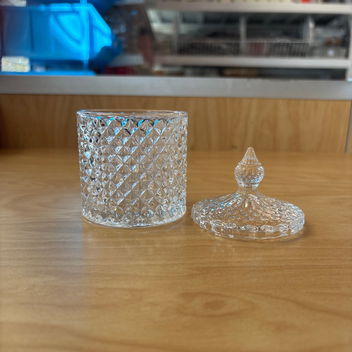 Crystal Glass Jar