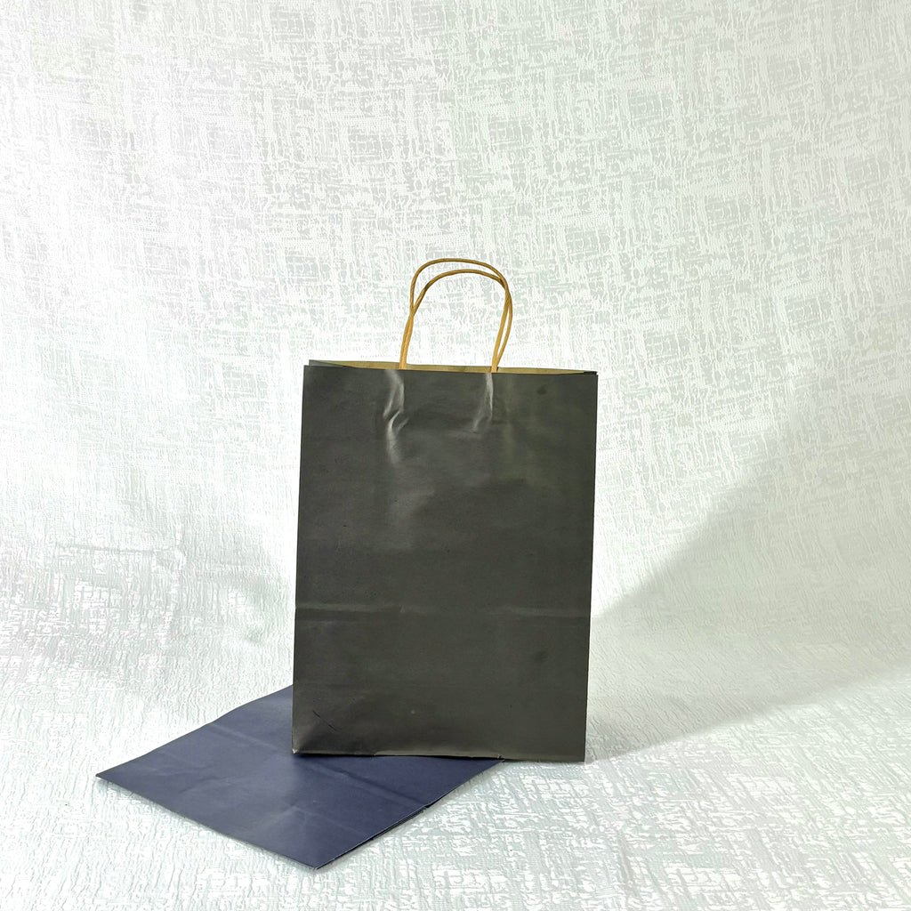 Kraft Paper Bag Paper Bag Black & Navy