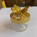 Candy Clear Box with Gold Lid & 3D butter Fly Party Favor Wedding Favors