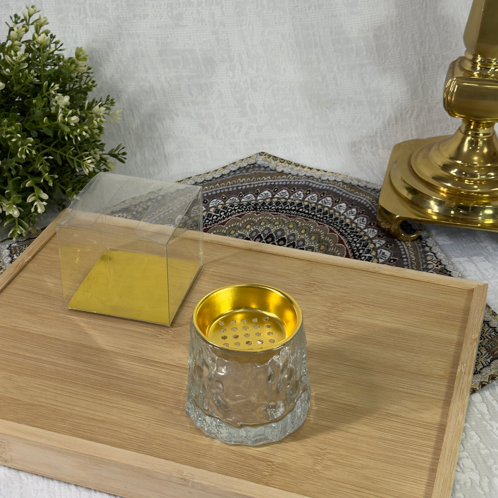 Brûleur d'encens en verre, cadeau de mariage