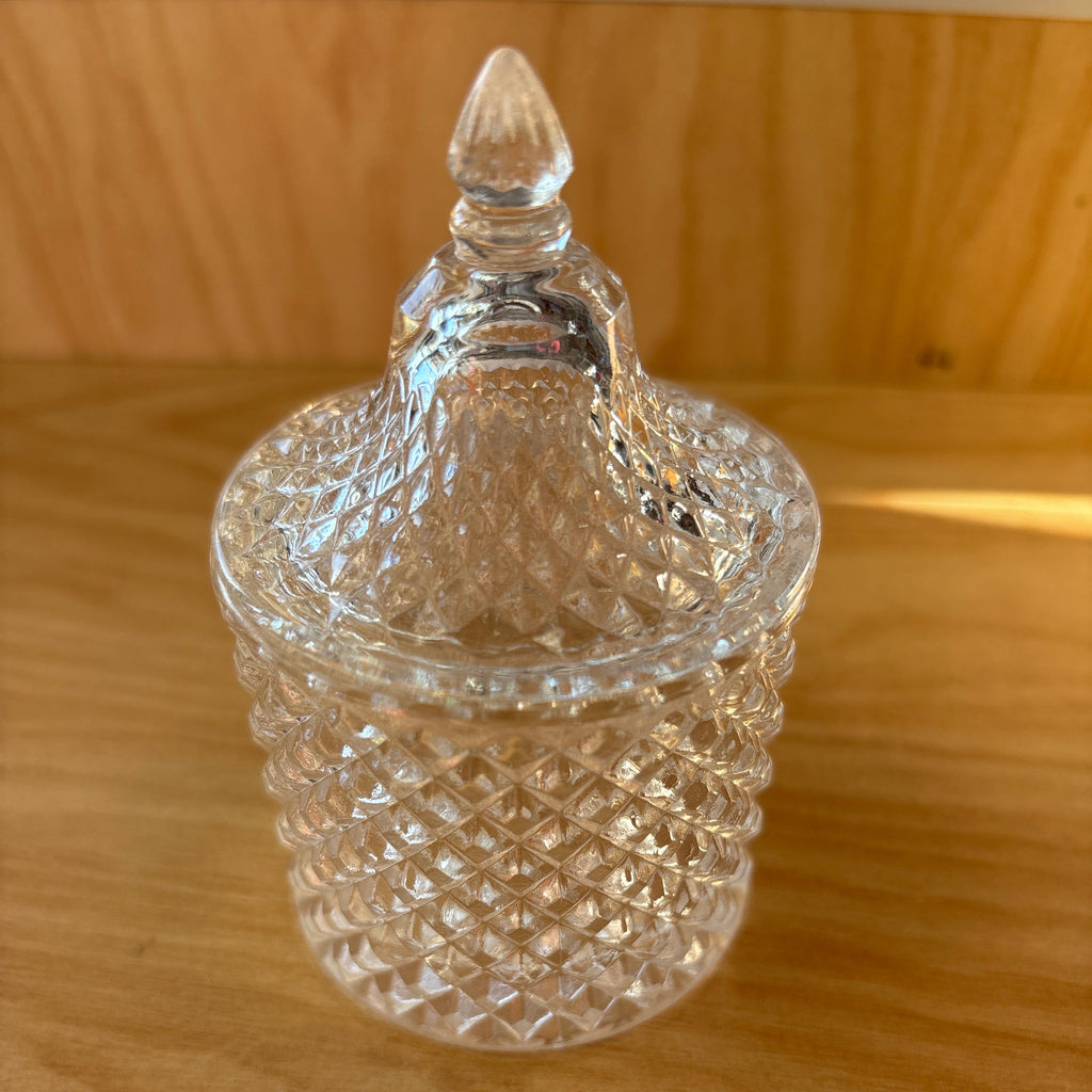 Glass bowl Sugar Bowl with Lid Party Favors Wedding Favors
