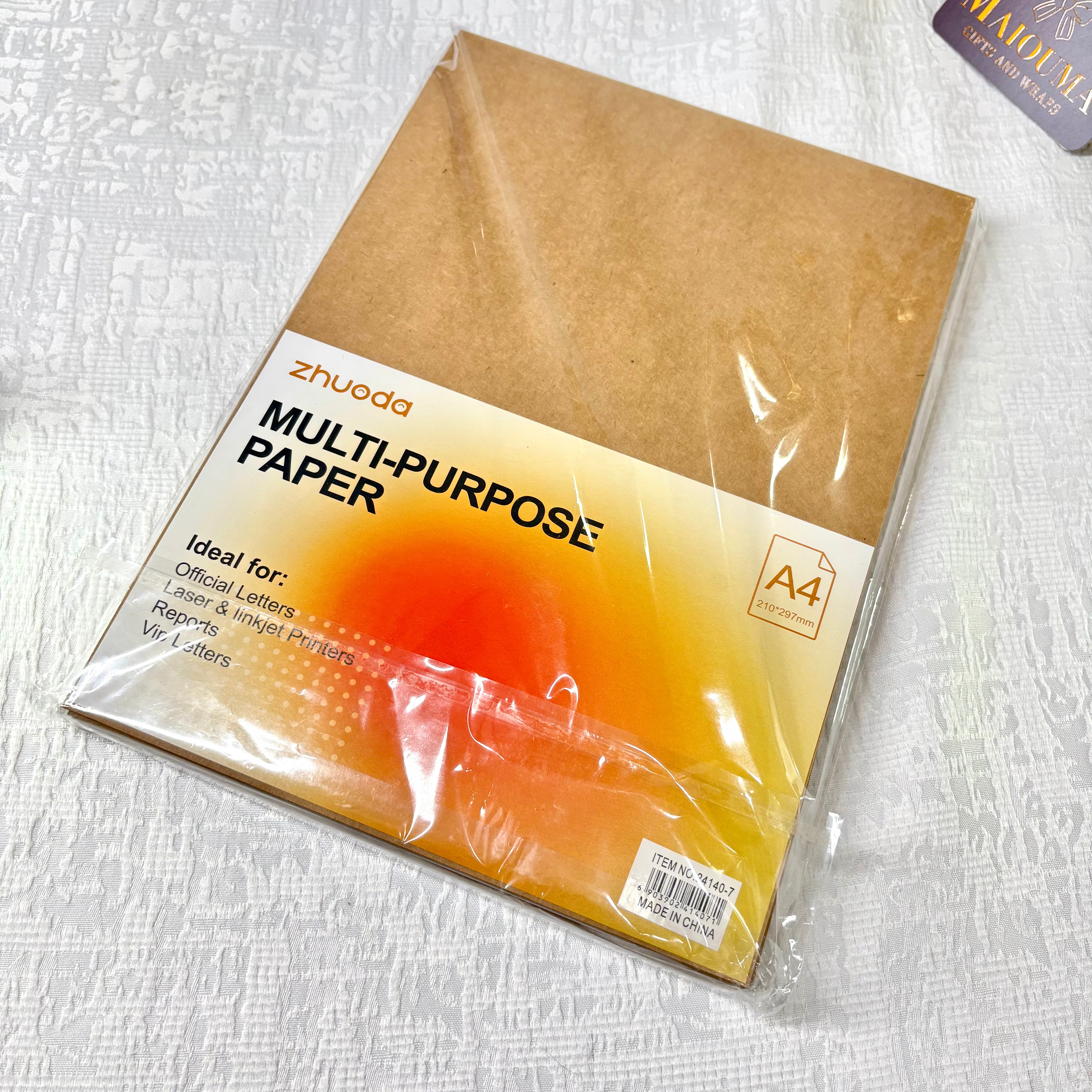 Kraft A4 Paper 300 GSM for DIY craft