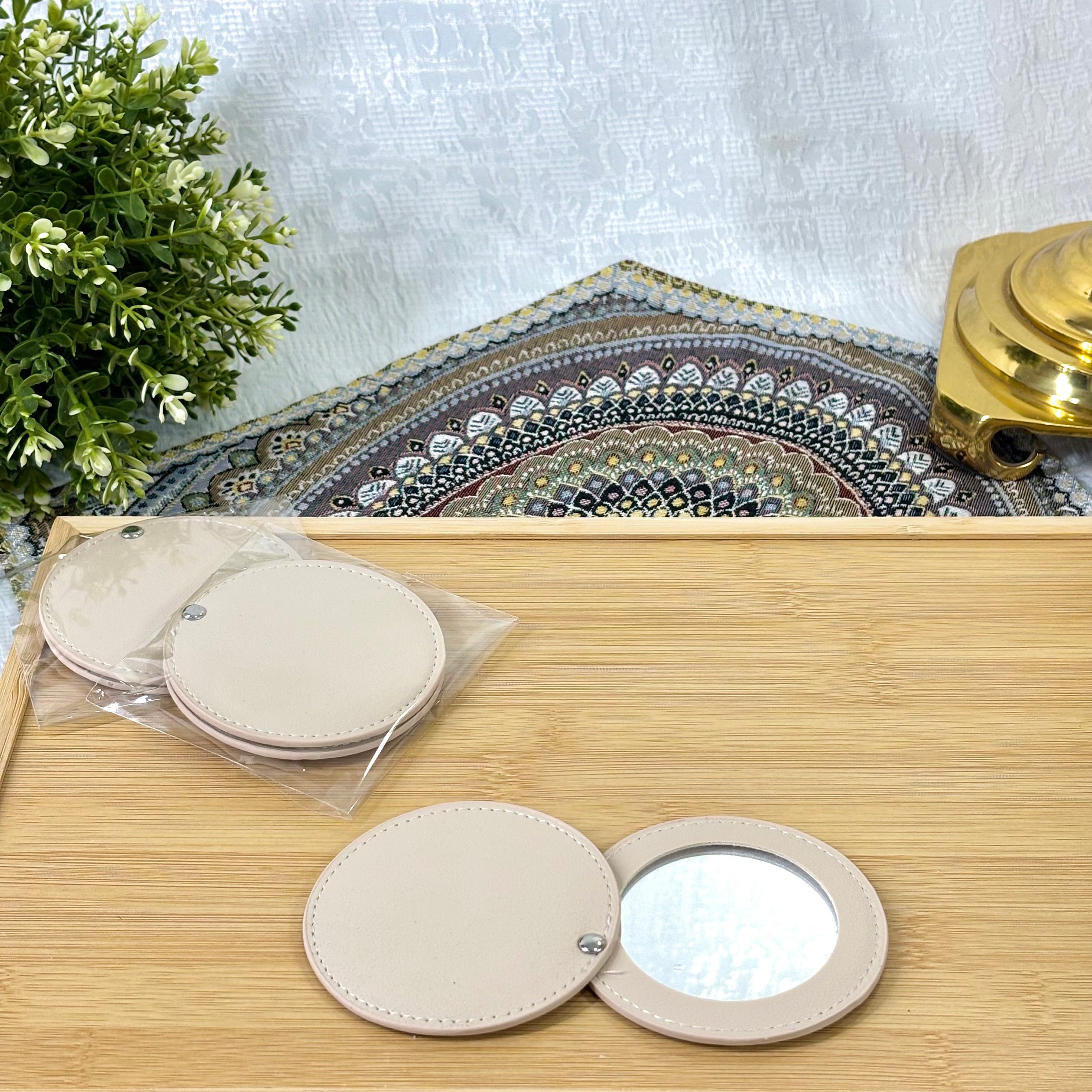 Personalized Makeup Pocket Mirror Wedding Favor Party Favor