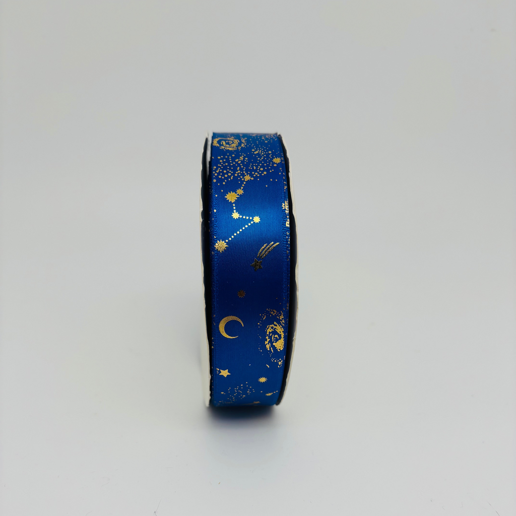 Golden Galaxy Print Ribbon (50 yd)