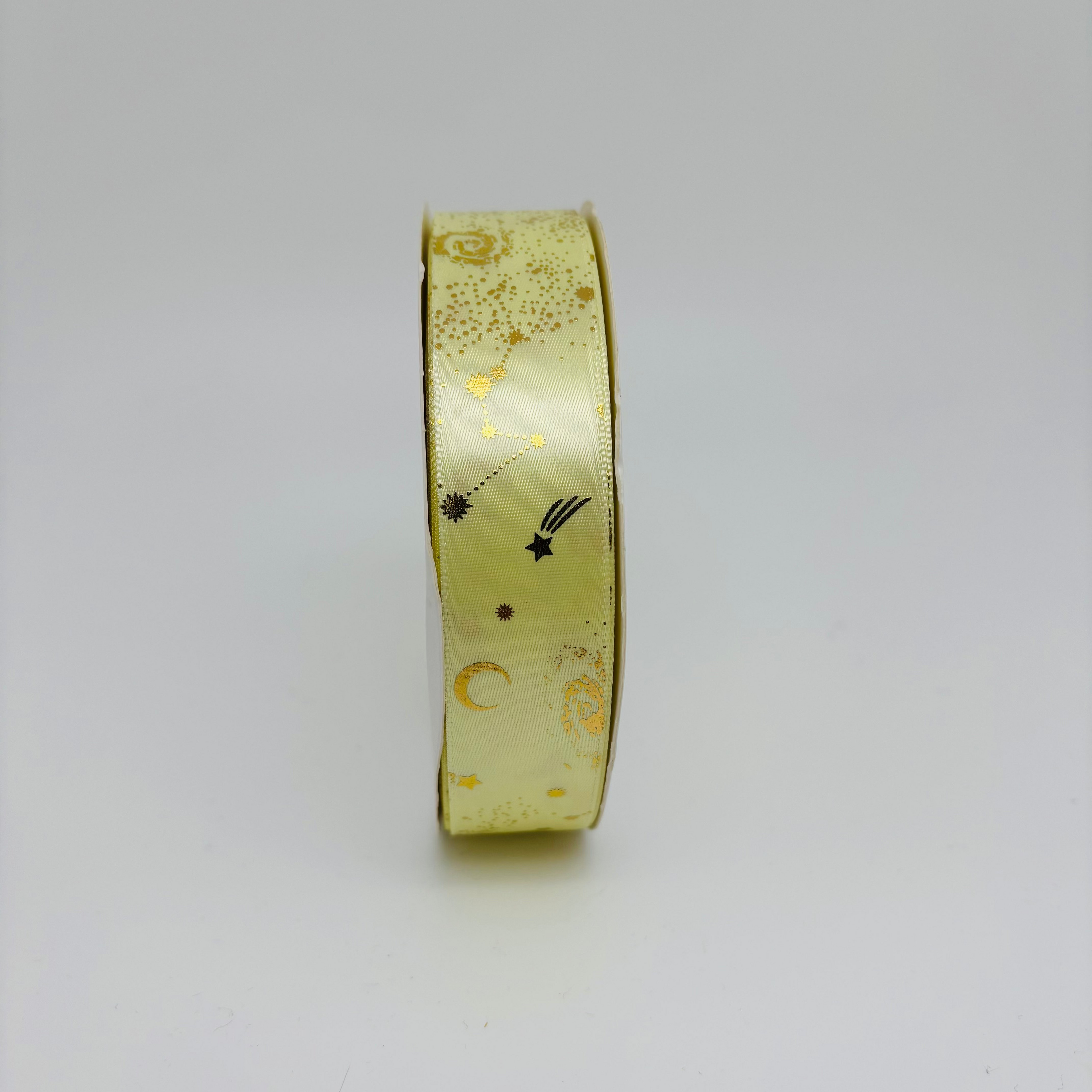 Golden Galaxy Print Ribbon (50 yd)
