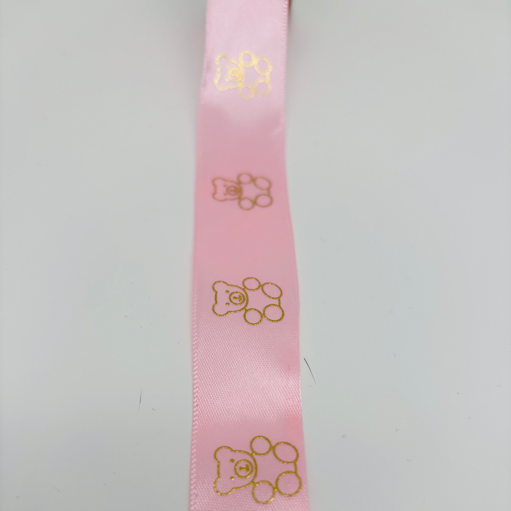 Baby Shower Ribbon (Golden Accent)