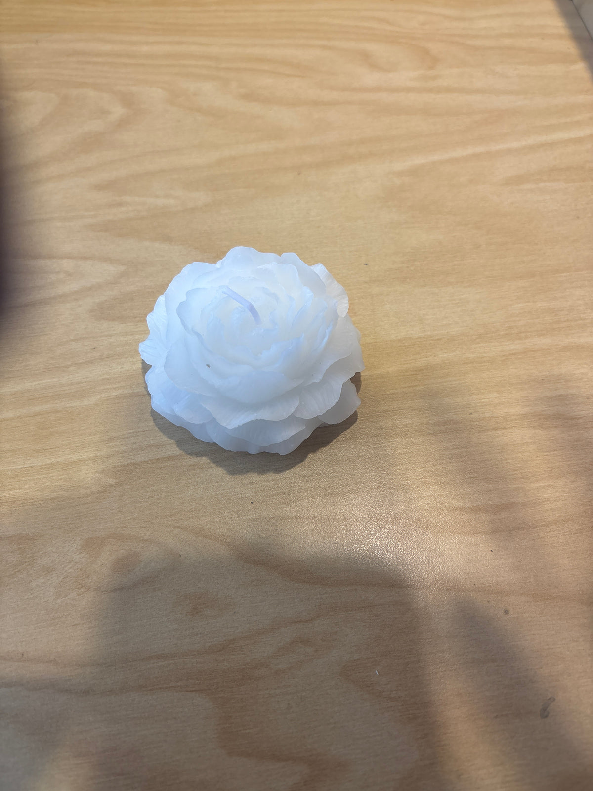 Candle Flower Shape White Wedding Favors Party Favor