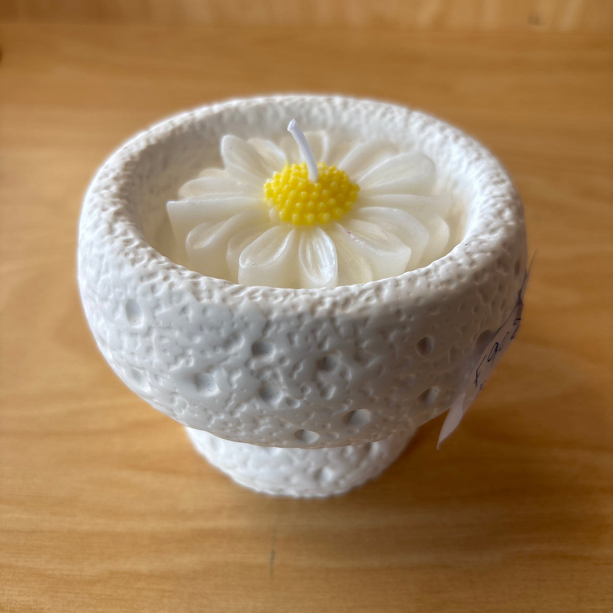 Candle Soy Wax Cylinder Shape Cement Jar Wooden Core Valentine's Day Gift Box Indoor Home Environment-Friendly