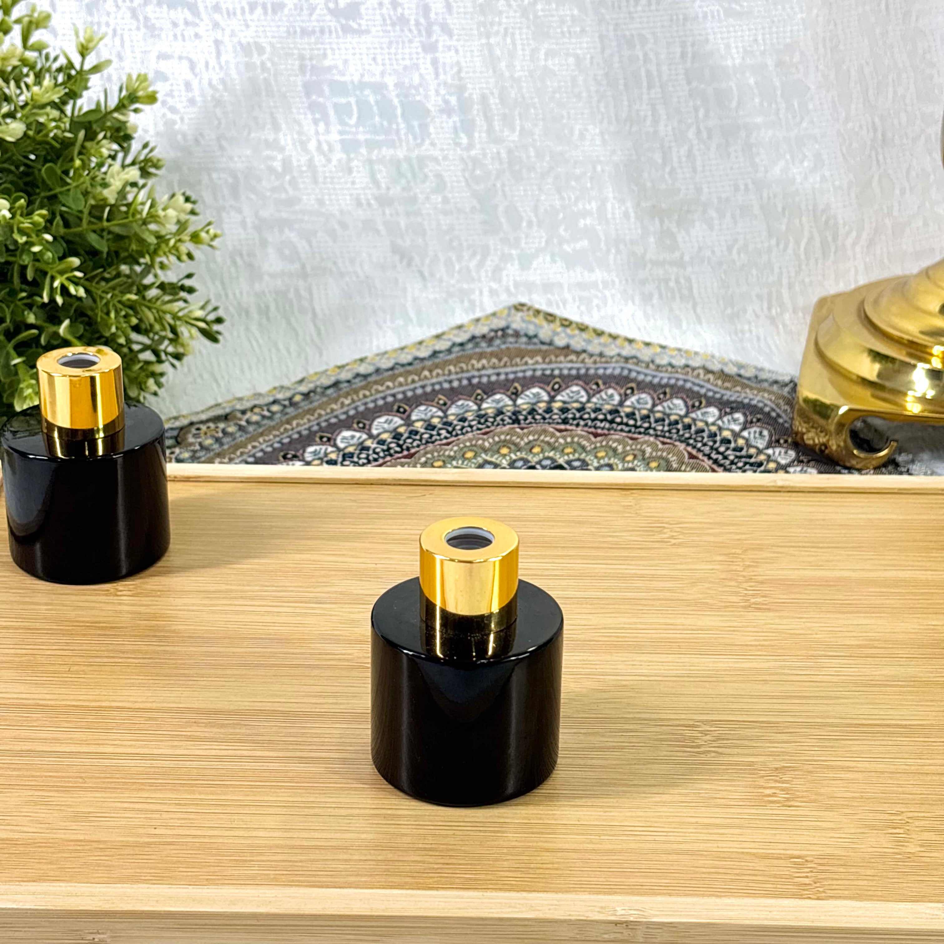 Black with Golden Accent Perfume Diffuser