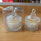 Candle Flower Shape in Glass Jar with Lid Wedding Favors Party Favors