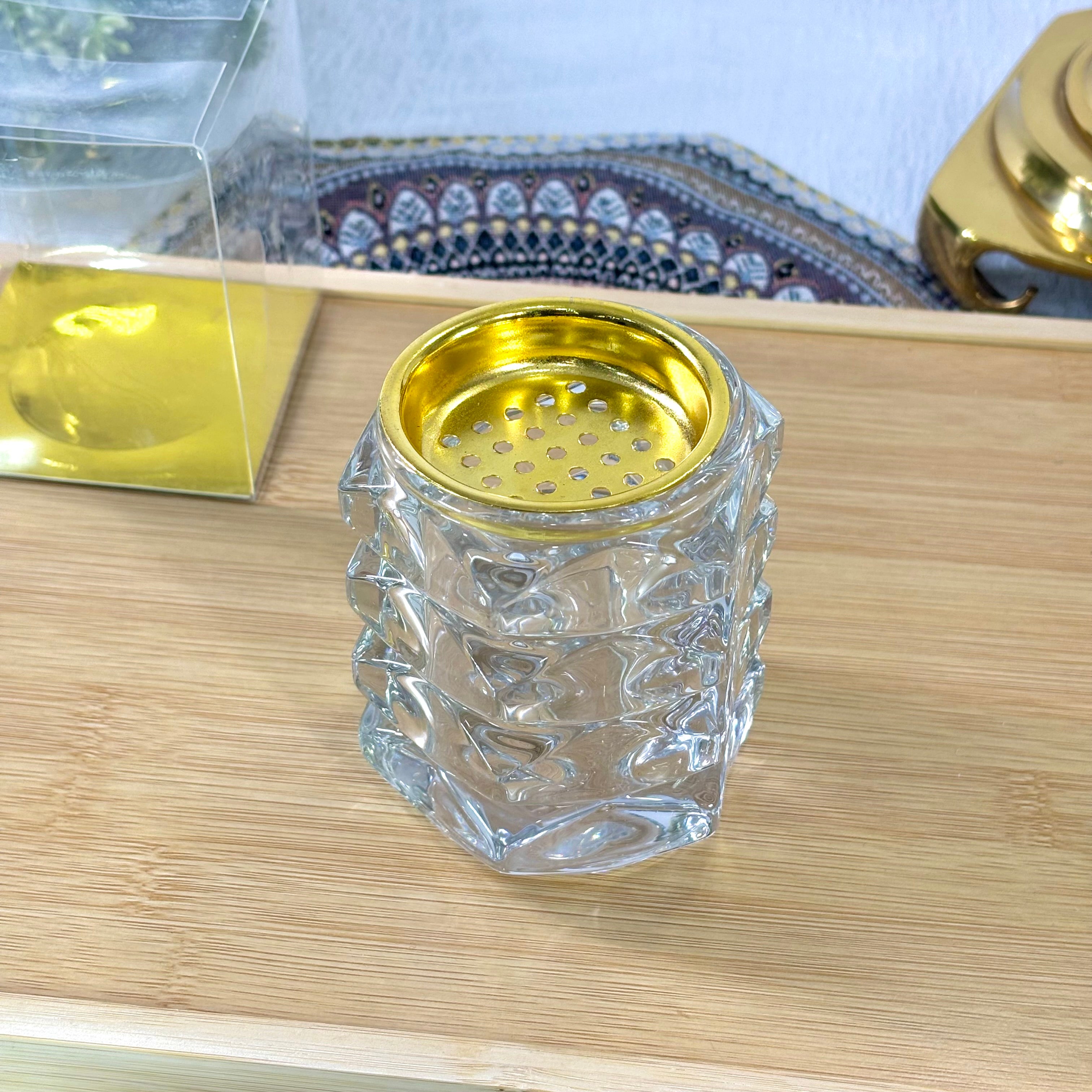 Brûleur d'encens en verre, cadeau de mariage