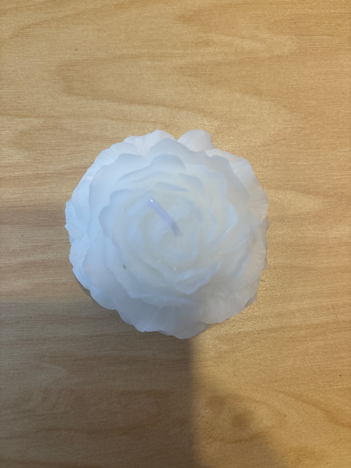 Candle Flower Shape White Wedding Favors Party Favor