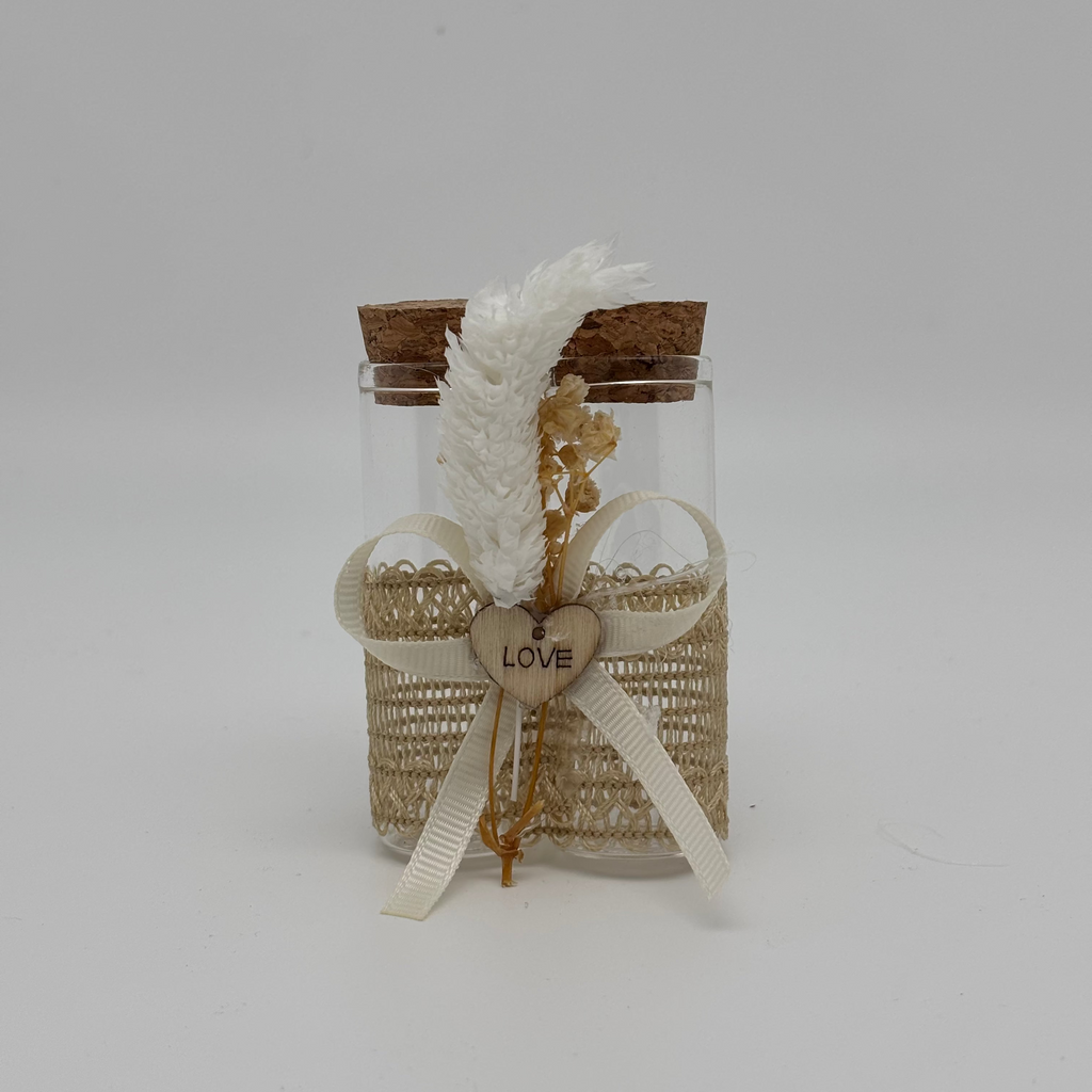 Wedding Favor/Transparent Wishing Glass Bottle with Cork