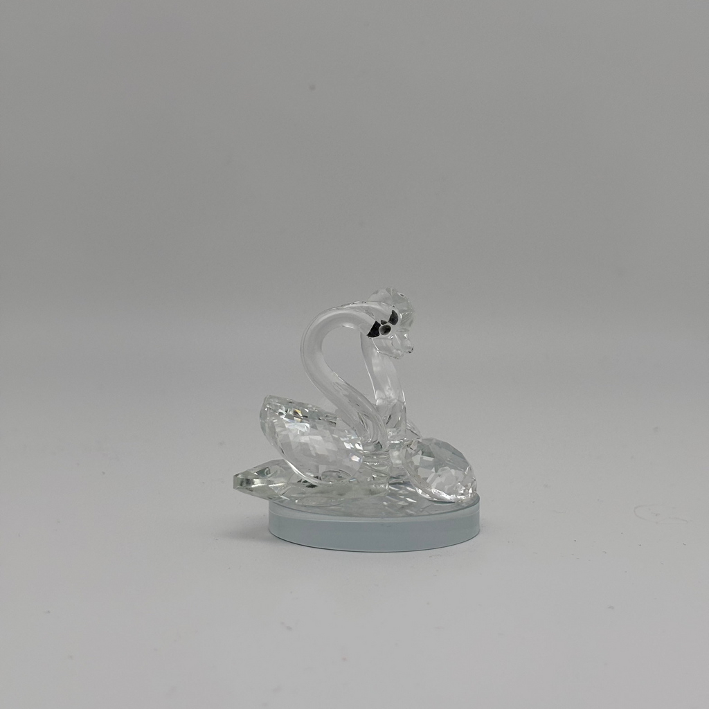 Love Swans Crystal Figure