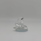 Love Swans Crystal Figure