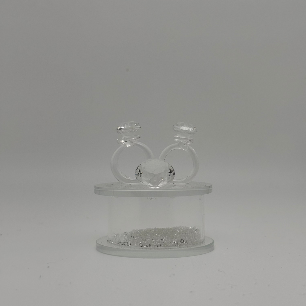 Crystal Wedding Rings Figure