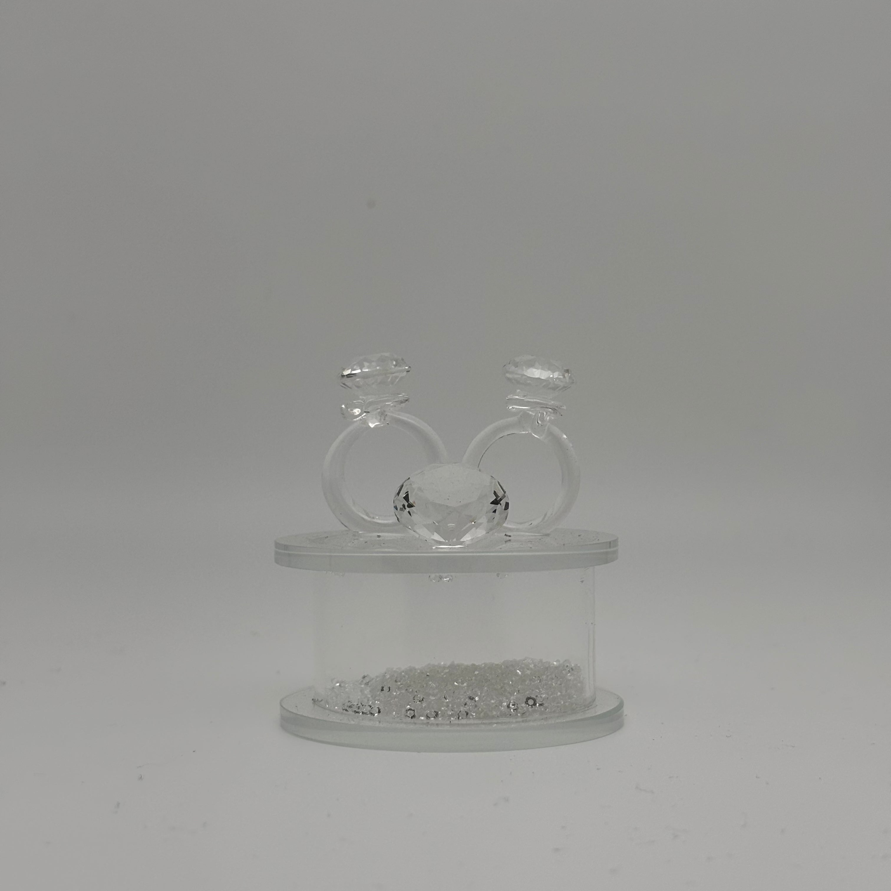 Crystal Wedding Rings Figure