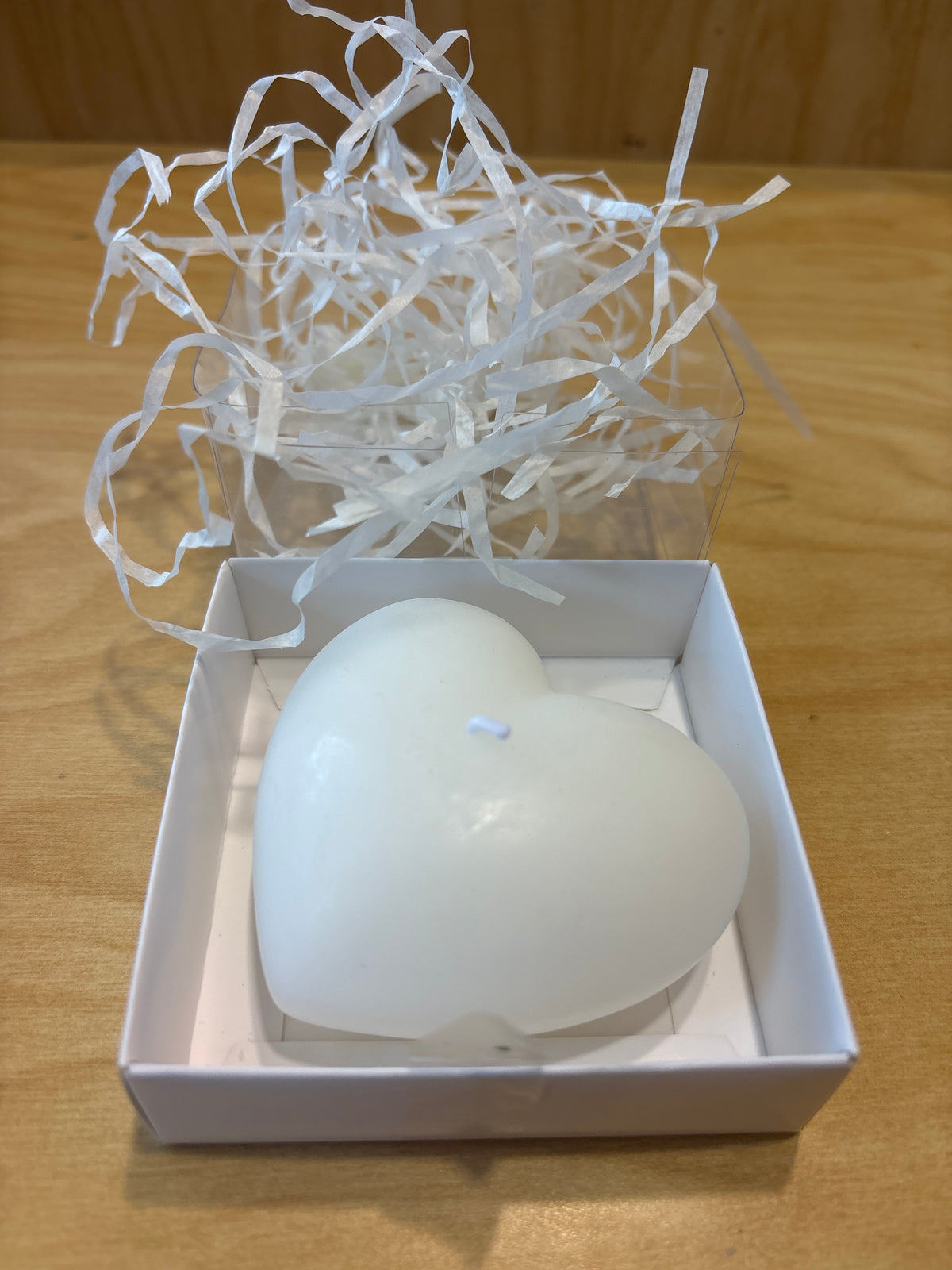 Candle Heart Shape with Carton Box clear Lid Wedding Favors Party Favors