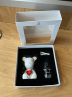 Room fragrance teddy bear with Red Heart