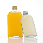 Flat 100ml Plastic Bottle Zamzam Water  Bottle with Gold Cap for Party Packaging Favors