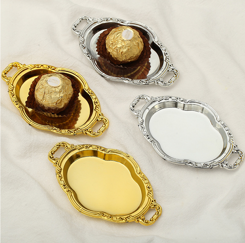 Silver  & Gold Tray Wedding Favors Part Favors