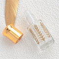3ml 6ml 12ml Essential Oil Perfume Oil Roll on Glass Bottle Bottle with Gold Cap