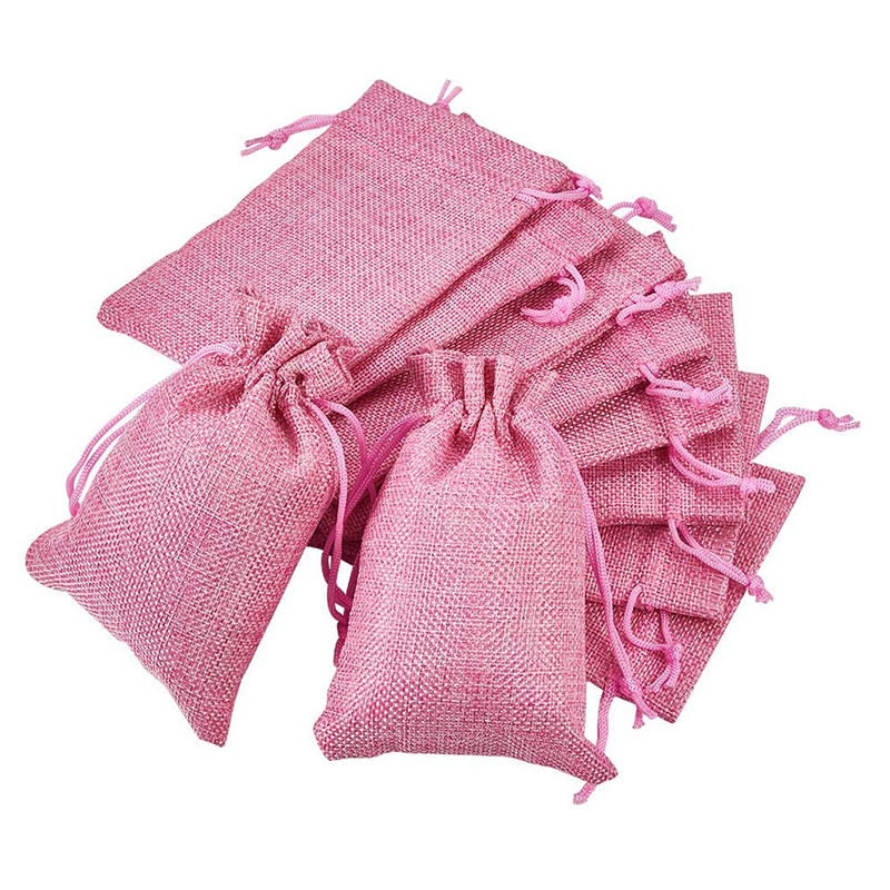 Jute Bag drawstring Wedding Favor Packaging Favours Baby Shower Packaging