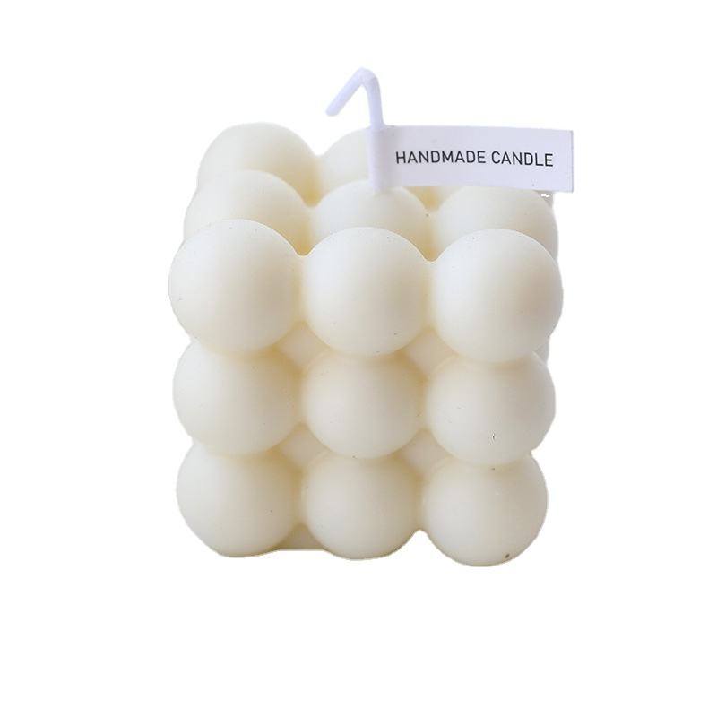 Candles Bubble Cube Candle for Home Decorative Handmade F90297