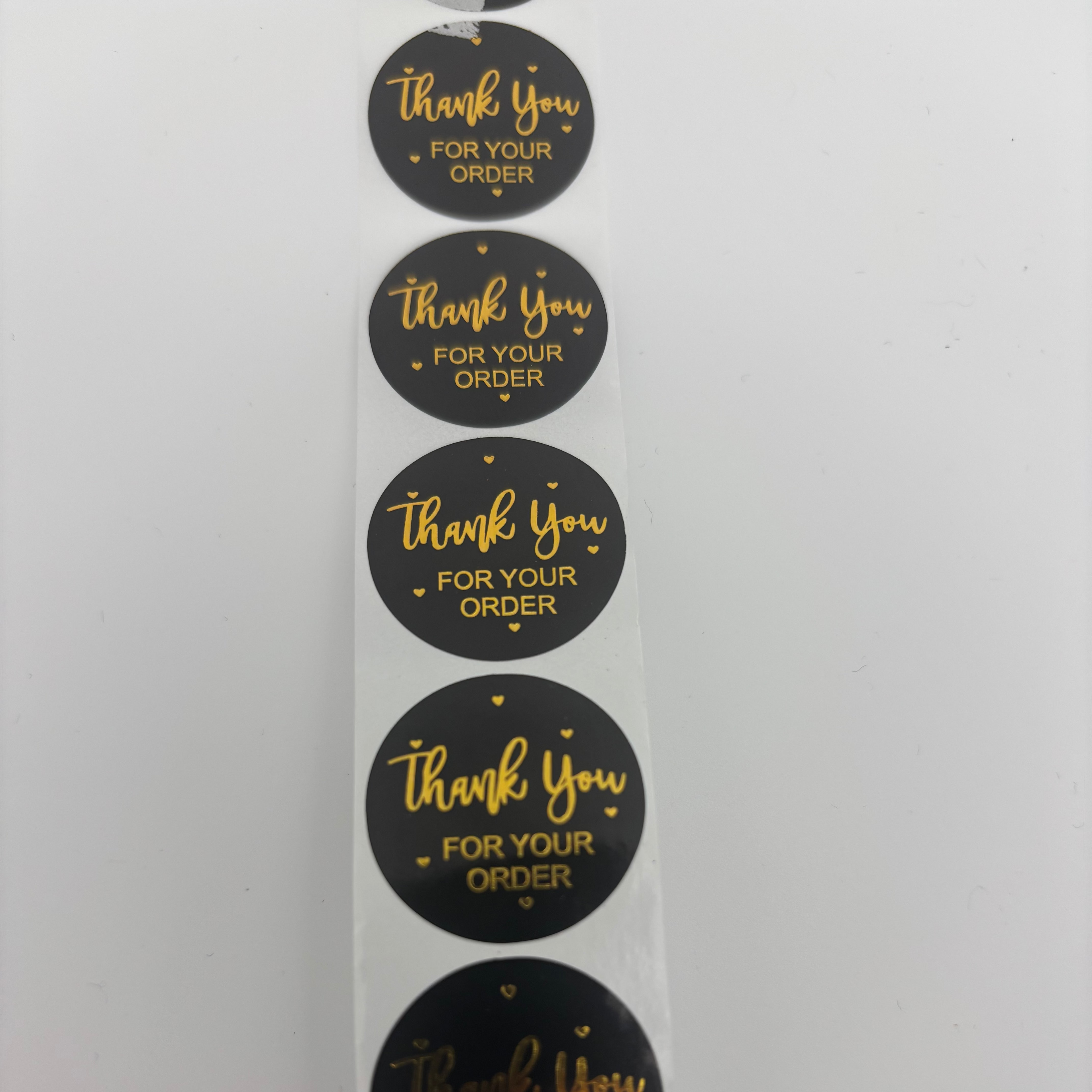 Golden Accent Sticker Rolls