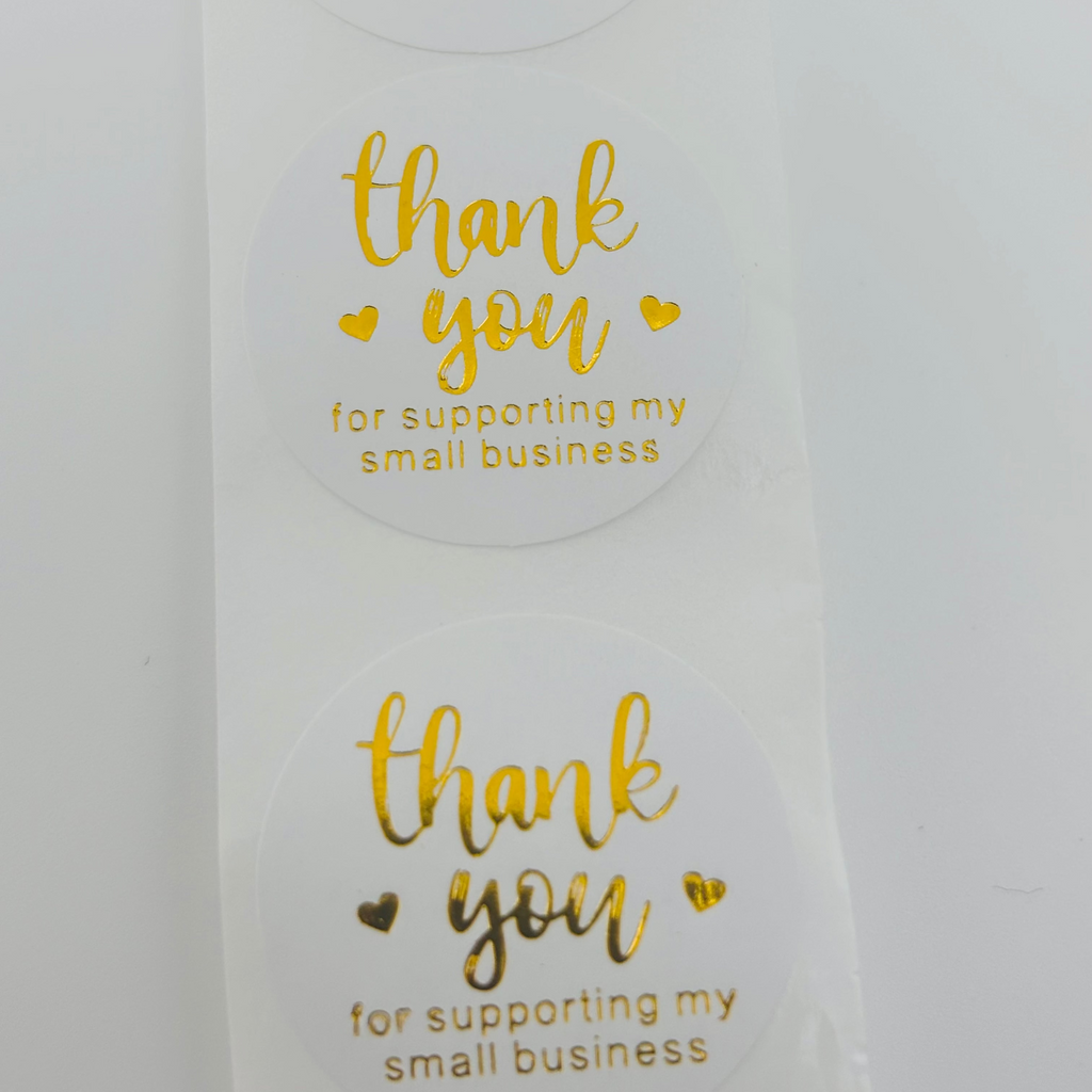 Golden Accent Sticker Rolls