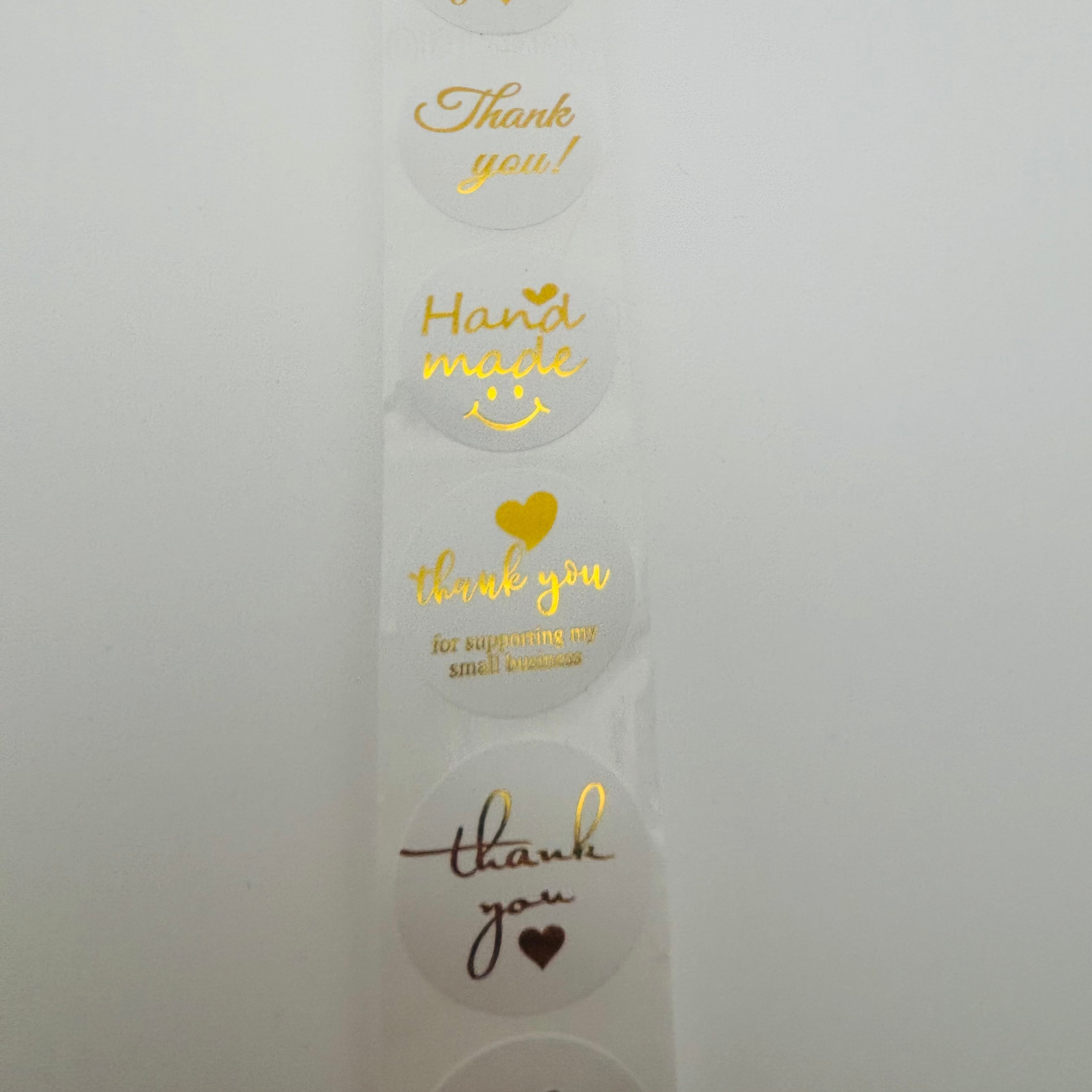 Golden Accent Sticker Rolls