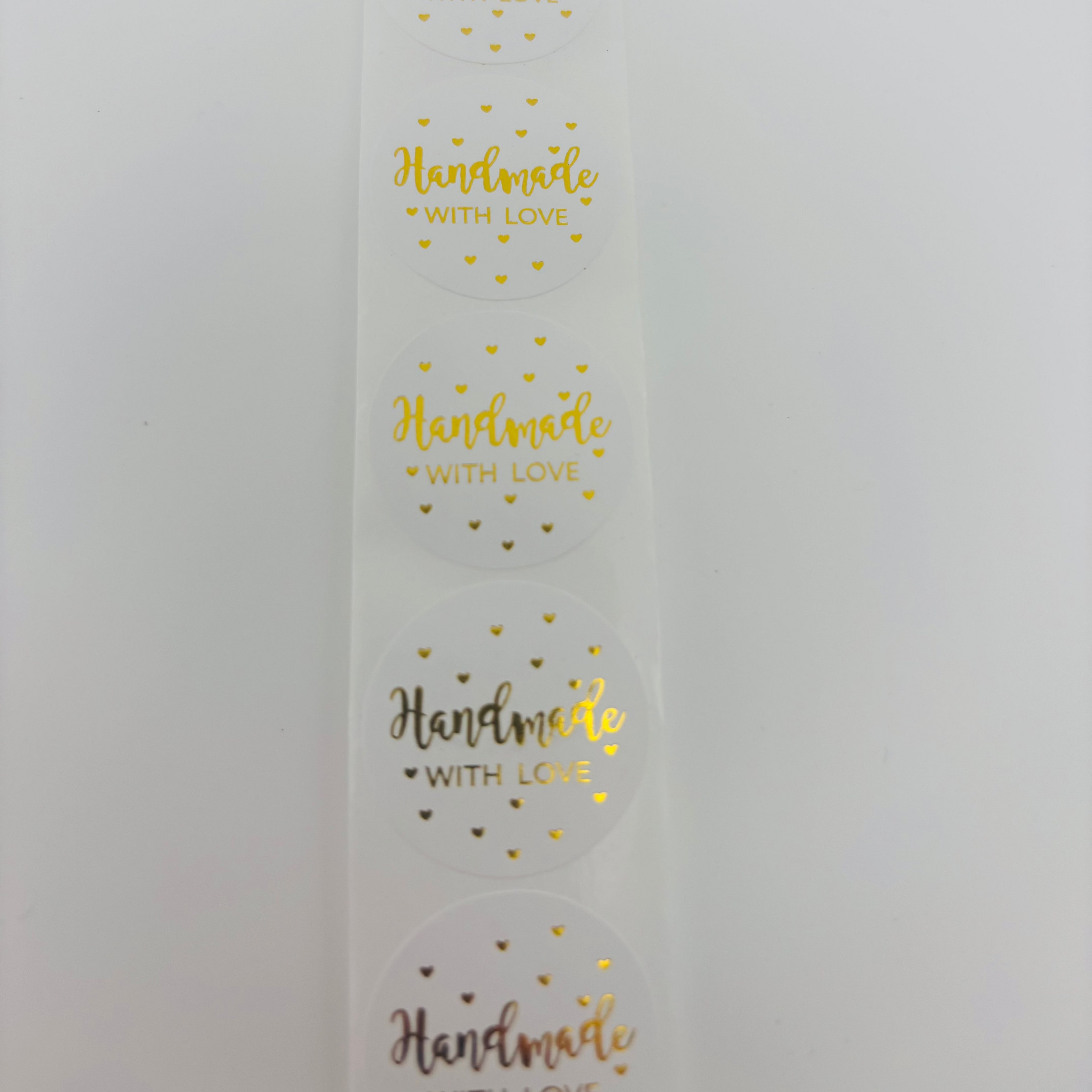 Golden Accent Sticker Rolls